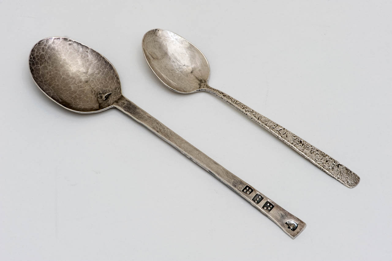 Rock and Post Puritan Period Spoons by Gary Noffke